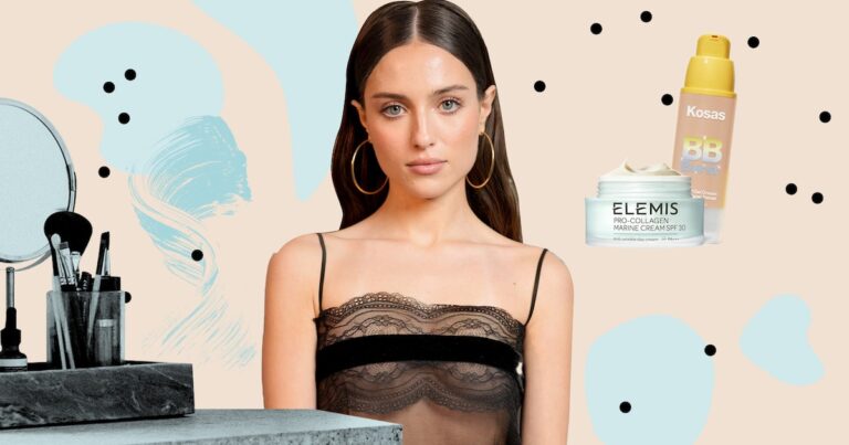 Madeline Urgy's beauty routine is all about shine