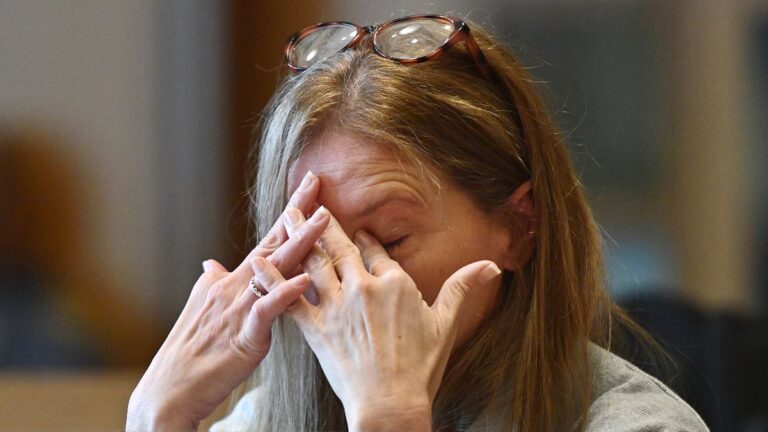 “I'm so innocent!'' Michel Troconis breaks down in tears during police interrogation as he is grilled by police for helping his girlfriend Fotis Dulos kill Jennifer, his wife.