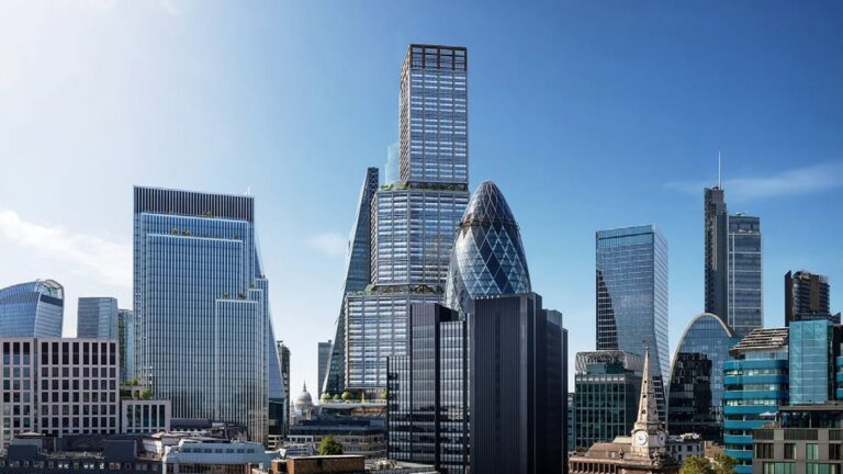 Plans for the City of London’s iconic 309m high, 74-storey skyscraper, nicknamed ‘The Trellis’, to rival The Shard and dwarf the Gherkin, Heron Tower and Cheesegrater.