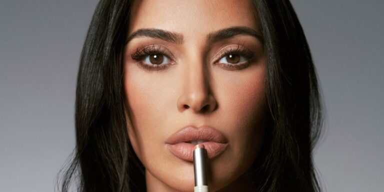 Kim Kardashian stars in SKNN By Kim Makeup, Nude Lips, and Kylie Jenner brands