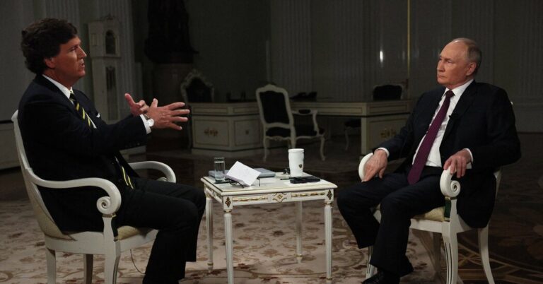 Putin hints at peace agreement in interview with Tucker Carlson