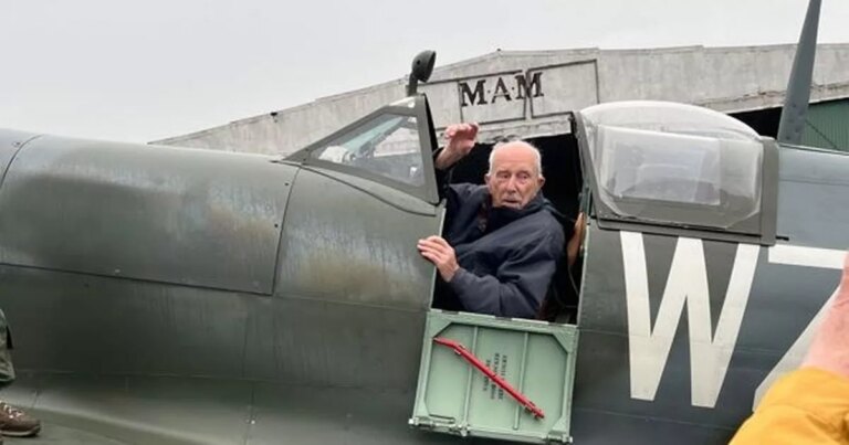 Heroic World War II pilot celebrates 106th birthday with special flight over Ayrshire