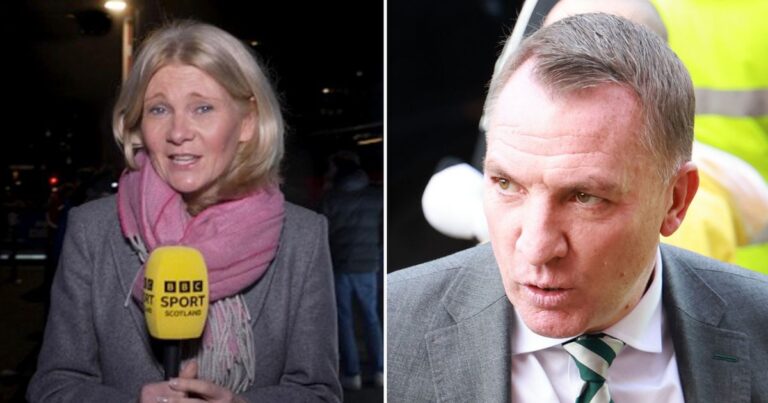 Celtic manager Brendan Rodgers calls female reporter ‘good girl’ as she walks away from interview