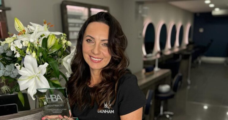 A new Teesside salon is “in full swing” and named a national hair and beauty gong.