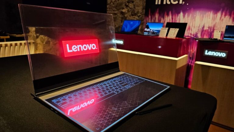 Chinese tech company Lenovo unveils laptop with see-through screen – NBC 5 Dallas-Fort Worth