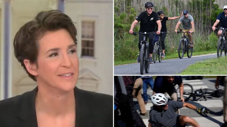 Rachel Maddow defends Biden’s mental state amid ageism controversy: ‘He’s on a bike’