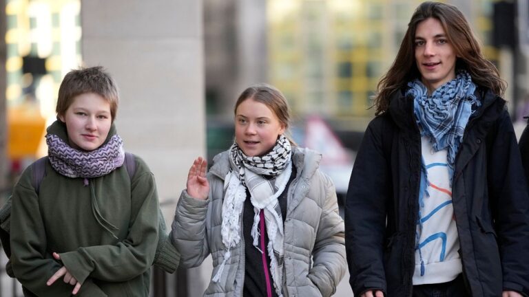 Greta Thunberg arrives at British court for London oil protest trial