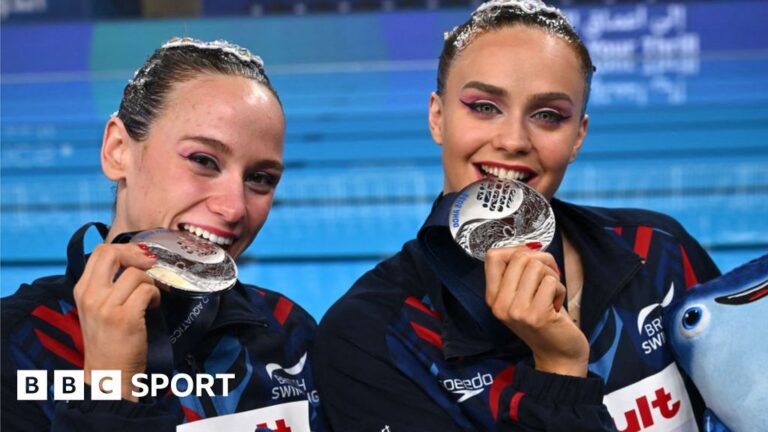World Aquatics Championships 2024: GB’s Izzy Thorpe and Kate Shortman win silver, Andrea Spendrini-Siriex wins bronze in diving