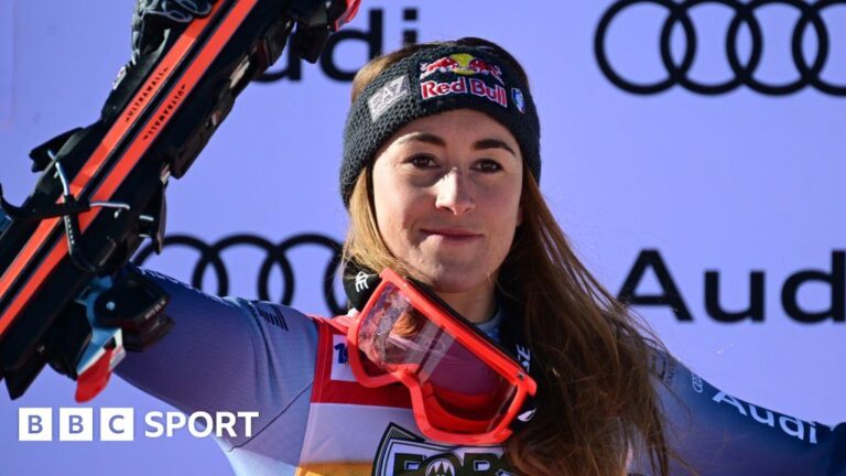 Sofia Goggia: Italian downhill skier and World Cup leader breaks leg in training collision – BBC