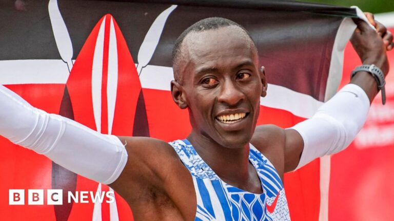 Kelvin Kiptum: Kenyan marathon world record holder dies in car accident – BBC