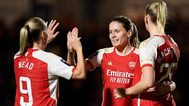 London City Lionesses 0-4 Arsenal: Chloe Lacasse’s double sends Gunners through to Aston Villa semi-final