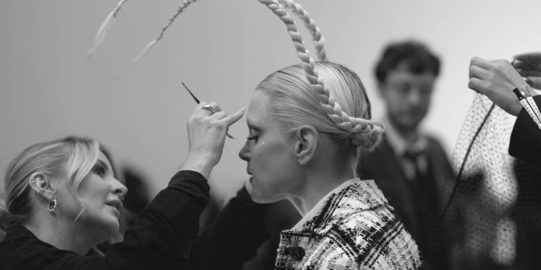 Thom Browne Fall/Winter 2024 Beauty Looks