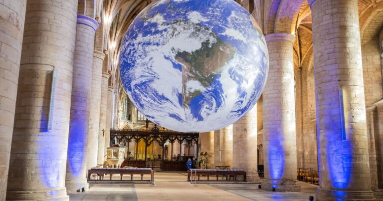 See the world at the amazing Gaia exhibition at Tewkesbury Abbey – Photos