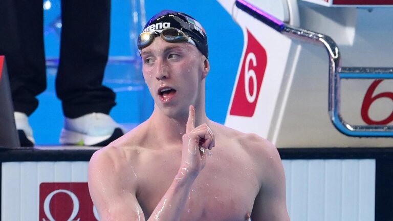 World Aquatics Championships: Daniel Wiffen wins 1500m freestyle final to win second gold medal