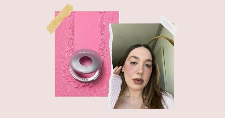 REM Beauty’s Hypernova Satin Matte Blush gives you the most beautiful flush