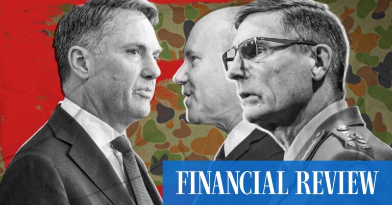 Defense Minister Richard Marles stepped up his criticism of the Pentagon, saying its culture needed to be challenged.