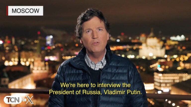 Putin’s interview with Tucker Carlson shows Kremlin is lobbying Trump’s Republican Party