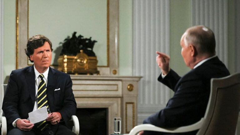 Carlson said journalists “didn’t go out of their way” to interview Putin.