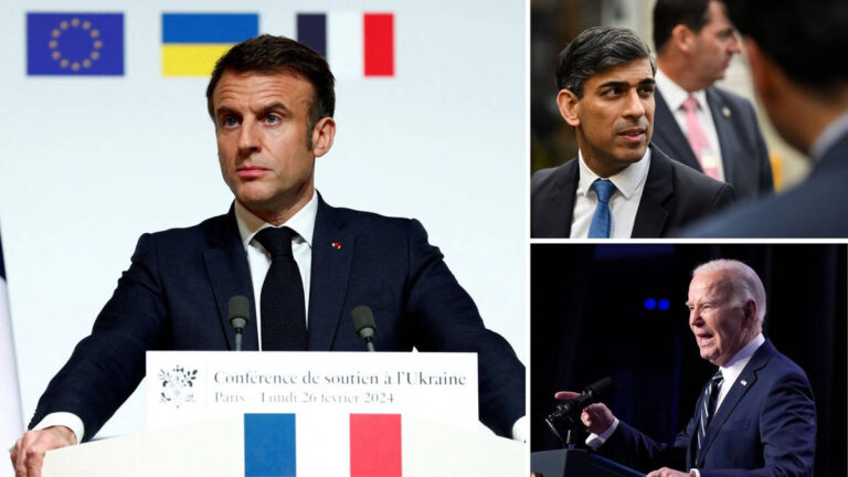 World leaders have rejected President Macron’s plan to send NATO troops to Ukraine to stop Russia.