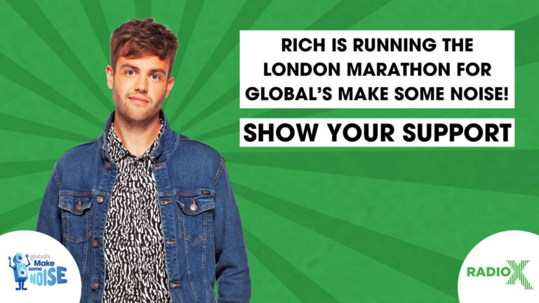 Rich Wolfenden runs London Marathon for Global’s Make Some Noise
