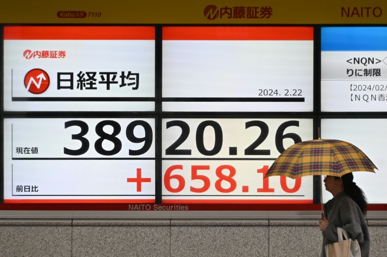 Asian markets rise, Tokyo hits record as US tech advances