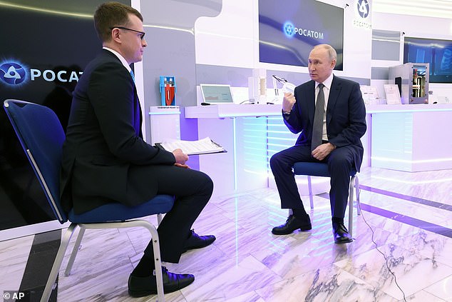 Putin complains that Russian leader was ‘not happy’ after fired Fox News host Tucker Carlson asked ‘softball’ questions in interview