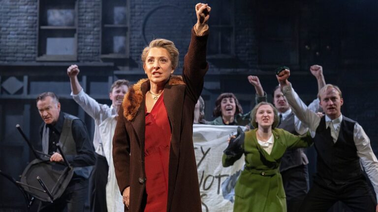 Police are called to protect the Jewish actress who played Shylock in Criterion’s 1930s London-set film ‘The Merchant of Venice.’