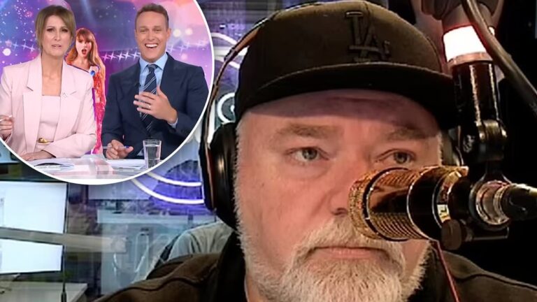 Sunrise producer Kyle Sandilands demands $10,000 replacement microphone after he broke it during a live interview at Taylor Swift’s dinner in Sydney
