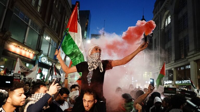 Pro-Palestine rallies have cost police forces £30million (so far) prompting chiefs to call for more funding after London was again brought to a standstill