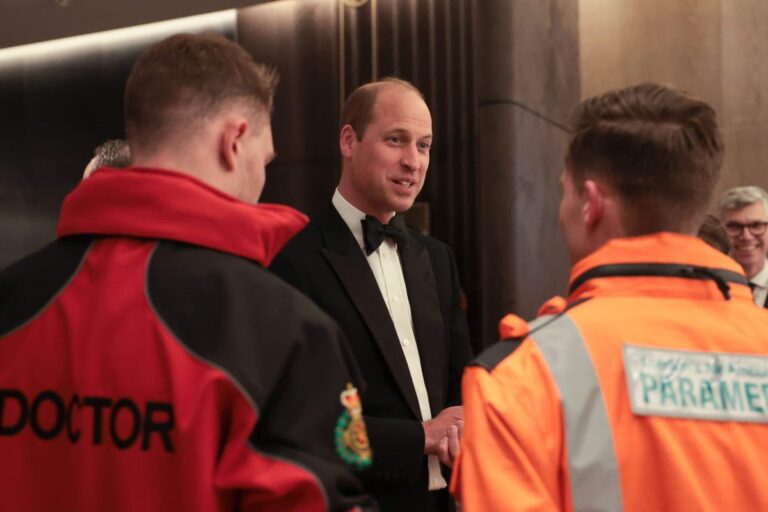 Prince William attends fundraising dinner to support London ambulance charity