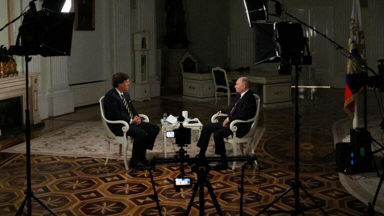 Tucker Carlson interviews President Putin. How is the media reporting this story?