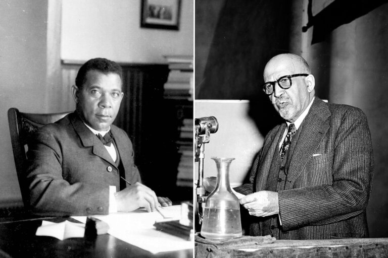 Opinion | Rivals Booker T. Washington and Webb Du Bois unite over time