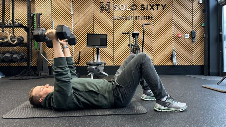 Forget the gym — build a stronger chest and arms with this 5-move dumbbell workout