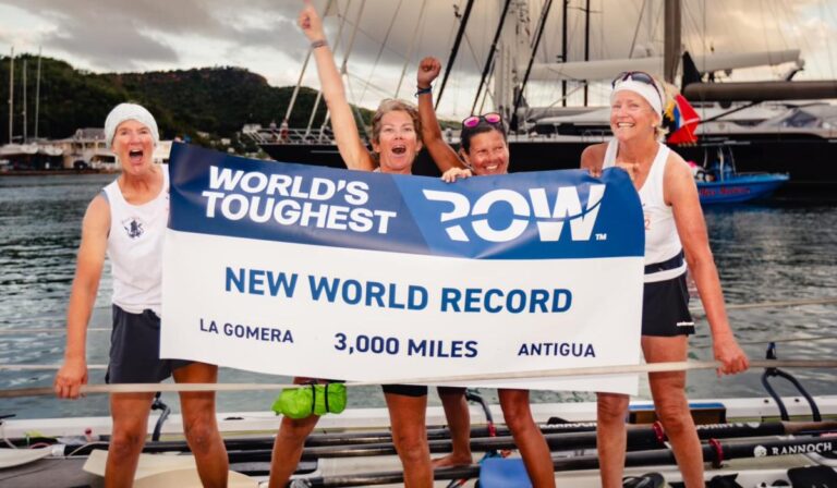 World record holder completes Atlantic epic