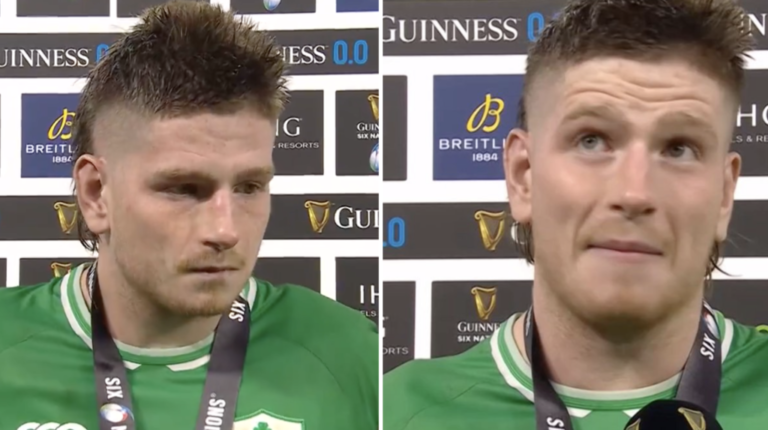 ‘Incredible haircut’ – fans love Ireland star man Joe McCarthy’s post-match interview