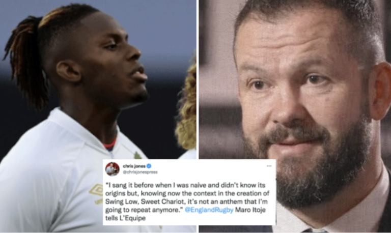 Andy Farrell shares his opinion on England’s controversial national anthem, Maro Itoje won’t sing it