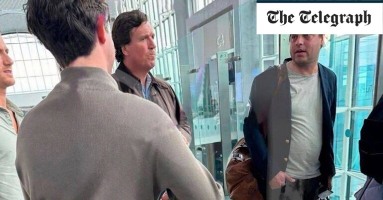 Tucker Carlson photographed in Russia amid rumors of meeting with President Putin