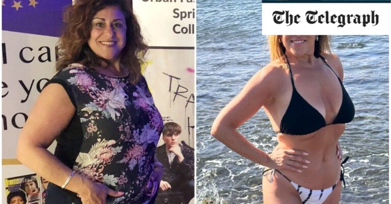 I lost eight stone after seeing myself on TV.