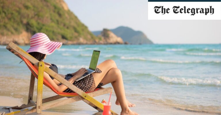 City council staff join the ‘work on the beach’ culture as they log in from exotic locations around the world