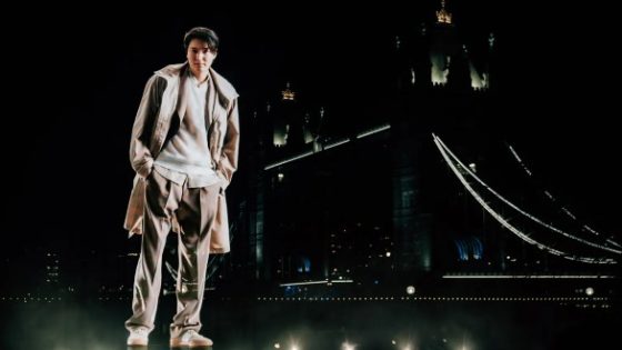 A 10-metre-tall hologram shows Londoners who their boss is