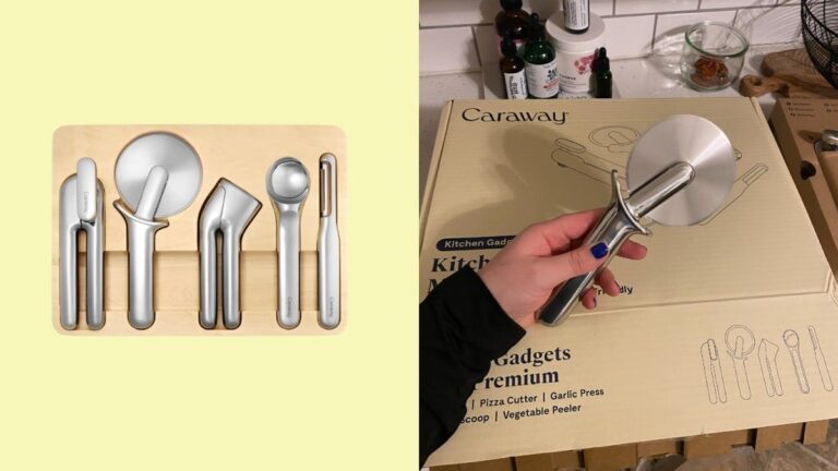 Caraway upgrades your kitchen essentials with this stainless steel gadget set: Luxury meets functionality.