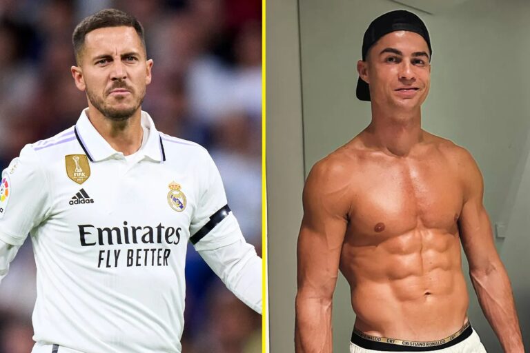 Eden Hazard denies Cristiano Ronaldo’s fitness theories, insists he’d rather “drink beer and play cards”