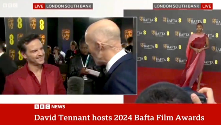BBC Reporter Geeks Out on Barry Keoghan’s ‘Saltburn’ Nude Scene in ‘Cringe’ Red Carpet Interview with Andrew Scott
