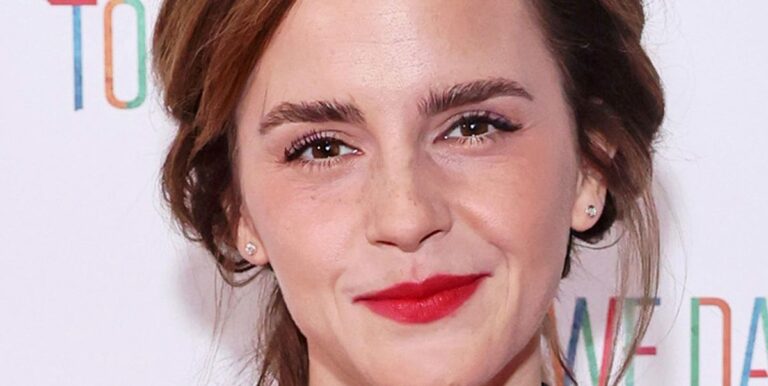Emma Watson steals the spotlight for Prada with ’00s lob comber hair