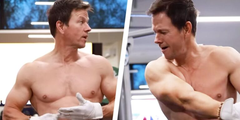 Watch Mark Wahlberg do an intense upper body workout at 4am