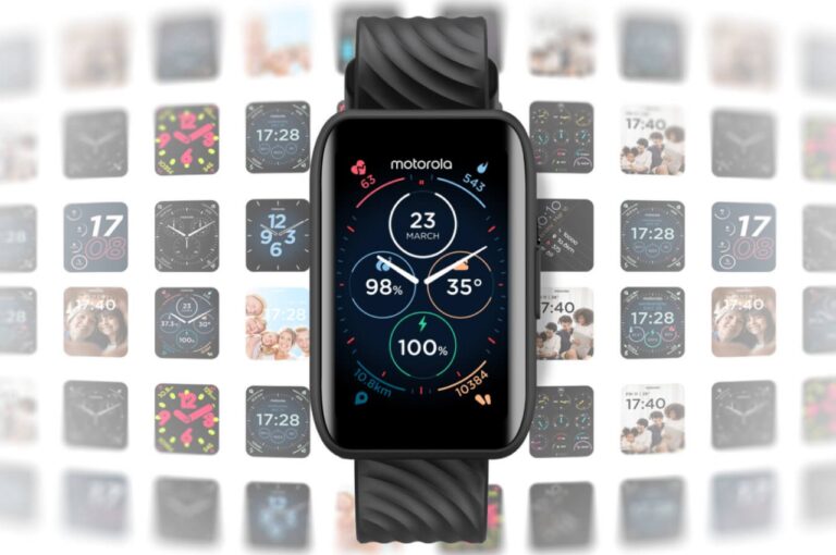 Moto Watch 40 design straddles the line between smartwatch and fitness band – Yanko Design