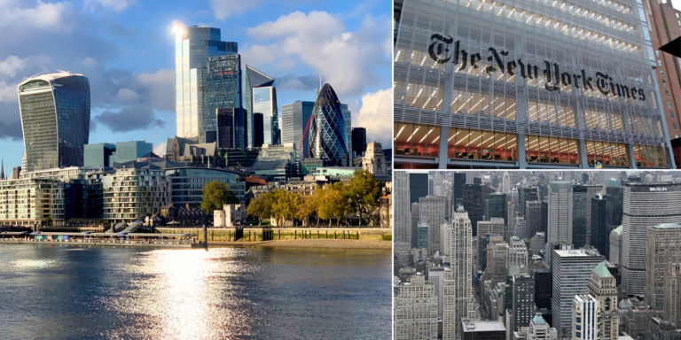 The New York Times features a special feature on London’s “nasty skyline” that explodes architects’ egos