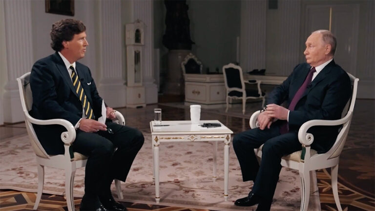 Watch Tucker Carlson’s 2-hour interview with President Vladimir Putin