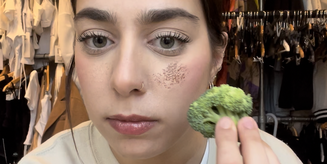 We tested TikTok’s broccoli fake freckles makeup hack