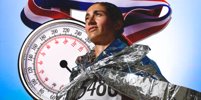 Weight gain when breaking diet culture through marathon training